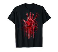Chemise sanglante main zombie tachée de sang T-Shirt