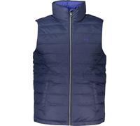 Chemise sans manches pour homme Bleu - Léger, avec broderie & poches, Taille : S Couleur : Blu