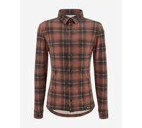 Chemise Santini Dylan manches longues rouge foncé noir - XXL