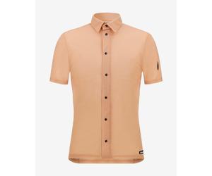 Chemise Santini Summer Gravel manches courtes orange - S