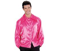 Chemise Satinée Rose Homme Small Rose