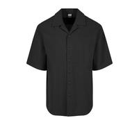 Chemise seersucker Urban Classics Noir S