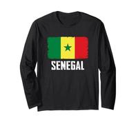 Chemise Sénégal Jour de l'Indépendance Sénégal Drapeau Sénégal Manche Longue