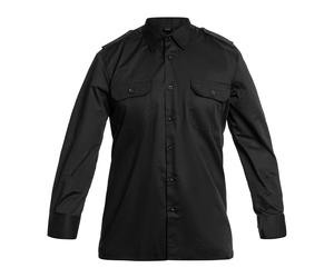 Chemise Service Long Sleeve Shirt Mil-Tec - Black XXL