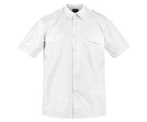 Chemise Service Short Sleeve Shirt Mil-Tec - White S