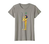 Chemise Seshat de déesse égyptienne T-Shirt, Femme, Ardoise, 3XL