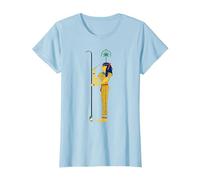 Chemise Seshat de déesse égyptienne T-Shirt, Femme, Bleu Céleste, 3XL