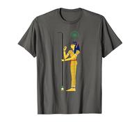Chemise Seshat de déesse égyptienne T-Shirt, Homme, Asphalte, 6XL