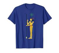 Chemise Seshat de déesse égyptienne T-Shirt, Homme, Bleu Royal, XL