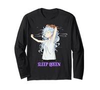 Chemise Sleep Queen - Mignonne Douce et endormie Kawaii Anime Manche Longue