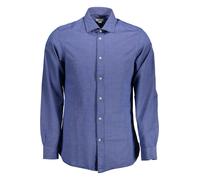 Chemise slim fit à manches longues avec broderie et boutons logo : Taille - M Taille : M