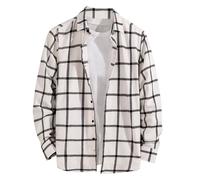 Chemise Slim Fit Homme - Chemise décontractée à Carreaux pour Homme en Coupe ajustée Manches Longues et Style Tendance pour Un Jeune et Moderne