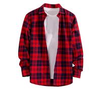 Chemise Slim Fit Homme - Chemise décontractée à Carreaux pour Homme en Coupe ajustée Manches Longues et Style Tendance pour Un Jeune et Moderne