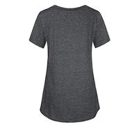 Chemise solide Femmes Enceintes Mode Femmes Bouton d'allaitement Enceinte Couleur Blouse de Maternité, Noir , XXL