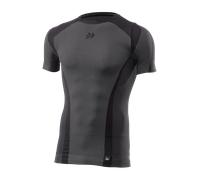 Sixs TS1 V2 4-Season, chemise fonctionnelle manches courtes unis 3XL/4XL Noir/Gris Noir/Gris