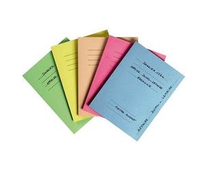 Chemise standard Exacompta 24 x 32 cm couleurs assorties - Paquet de 50