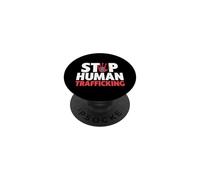 Chemise Stop à la traite des êtres Humains - Mettre Fin à la traite des êtres Humains PopSockets PopGrip Adhésif