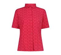 Chemise stretch imprimée intégrale à manches 3/4 femme CMP Rouge M