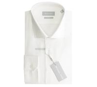 Chemise structurÃ©e slim Michael Kors Dobby Blanc 40