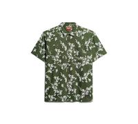 Superdry Beach Short Sleeve Shirt Vert L Homme
