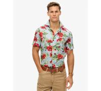 Superdry & Co Chemise 'Hawaiian' bleu clair / vert clair / rouge / bourgogne, Taille XXL