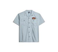 Superdry Mechanic Short Sleeve Shirt Bleu M Homme