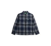 Superdry Surchemise Miller Bleu Homme Taille S
