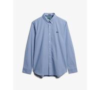 Superdry Essentials Tailored Lite Long Sleeve Shirt Bleu XL Homme