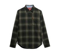 Chemise - SUPERDRY - Bucheron - Olive frontier à carreaux - Manches longues - Col classique M
