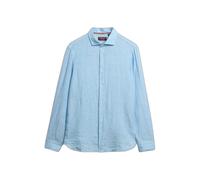 Superdry Chemise Vacation Linen en lin manches longues Bleu S Homme
