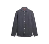 Superdry Vacation Linen Long Sleeve Shirt Gris XL Homme