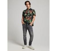 Superdry Vintage Hawaiian Short Sleeve Shirt Noir S Homme