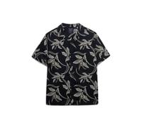 Superdry Hawaiian Print Short Sleeve Shirt Bleu S Homme