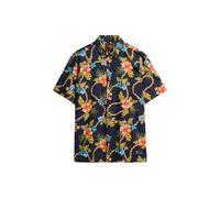 Superdry Hawaiian Print Short Sleeve Shirt Bleu M Homme