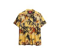 Superdry Hawaiian Resort Short Sleeve Shirt Jaune M Homme