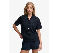 Chemise femme Superdry Heritage Broderie Bleu XL