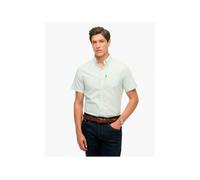 Superdry Oxford Short Sleeve Shirt Vert L Homme