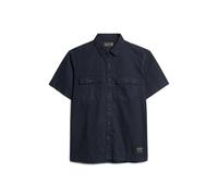Superdry Military Short Sleeve Shirt Bleu M Homme