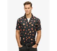 Superdry Print Short Sleeve Shirt Noir S Homme