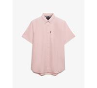 Superdry Chemise Oxford Essentials manches courtes Homme Rose Taille XL
