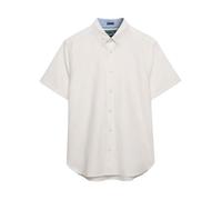 Chemise - SUPERDRY - Preppy Oxford - Blanc - Coton - Manches courtes M