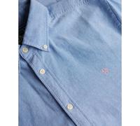 Superdry Preppy Oxford Short Sleeve Shirt Bleu S Homme