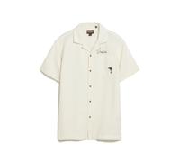 Superdry Vintage Resot Short Sleeve Shirt Beige XL Homme