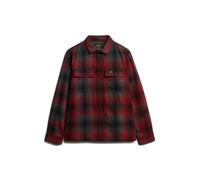 Superdry Surchemise Miller mi-saison Rouge Homme Taille S