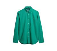 Superdry Classic Oxford Long Sleeve Shirt Vert L Homme
