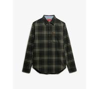 Superdry M4011047a Long Sleeve Shirt Vert S Homme