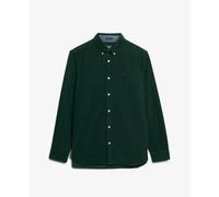Superdry Chemise Classic Needle Cord - manches longues - Vert - Taille S Homme