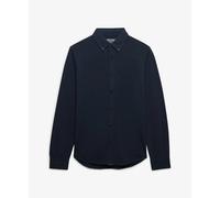 Superdry Vintage Destroy Pique Long Sleeve Shirt Bleu 2XL Homme