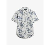 Superdry Vintage Loom Short Sleeve Shirt Blanc XL Homme