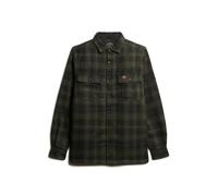 Superdry Wool Miller Overshirt Vert S Homme